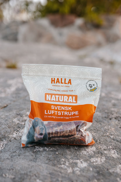 Halla torkad nötstrupe