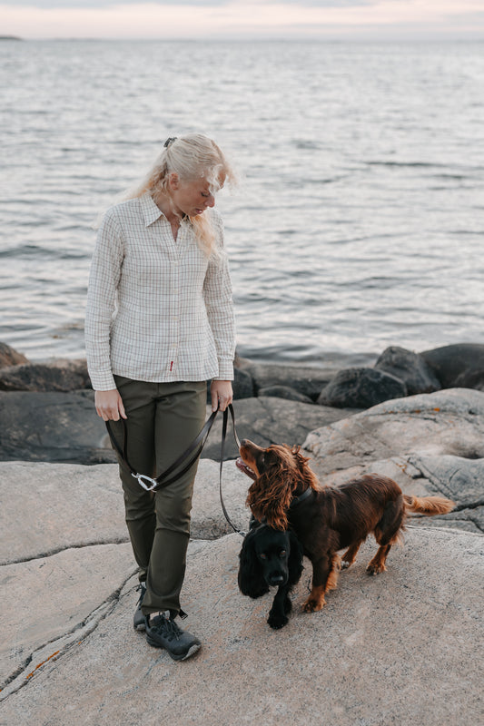 Läder | Leia dubbelkoppel